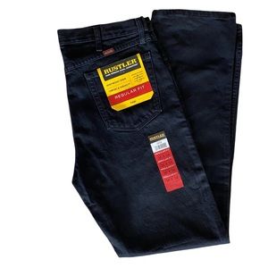 Rustler 36 x 34 relaxed fit work jeans.